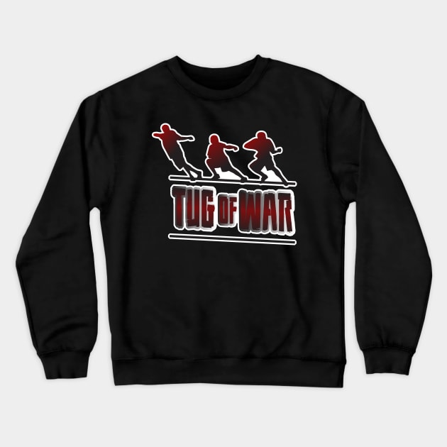 Tug of War Crewneck Sweatshirt by Dojaja